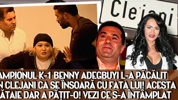 EXCLUSIV! CAMPIONUL K-1 BENNY ADEGBUYI L-A PACALIT PE IONITA DIN CLEJANI CA SE INSOARA CU FATA LUI! A SARIT LA BATAIE DAR...