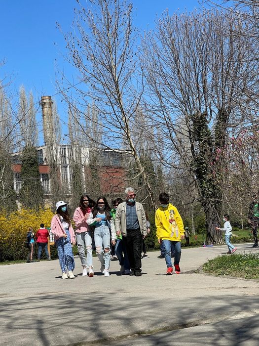 Silviu Prigoană, la pas prin Grădina Botanică