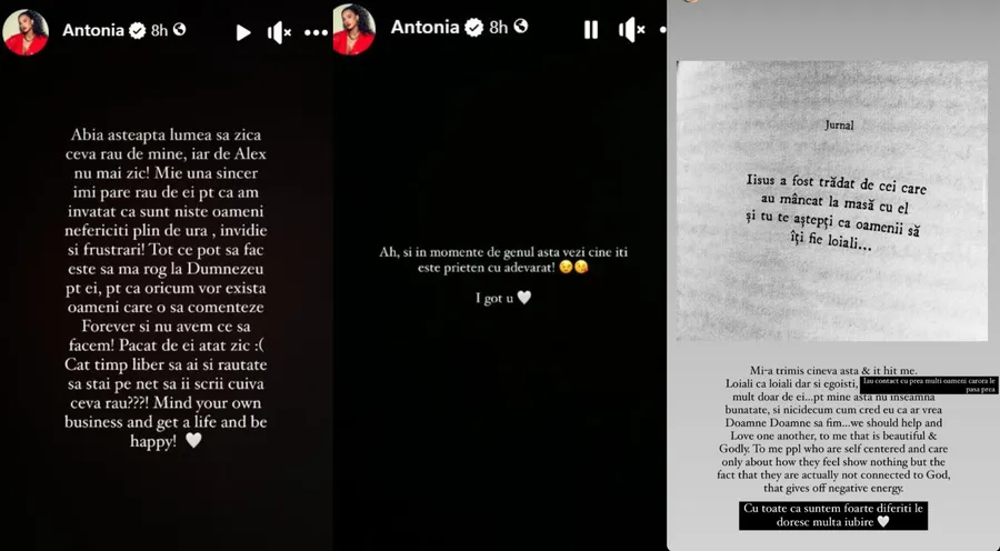Mesajele postate de Antonia