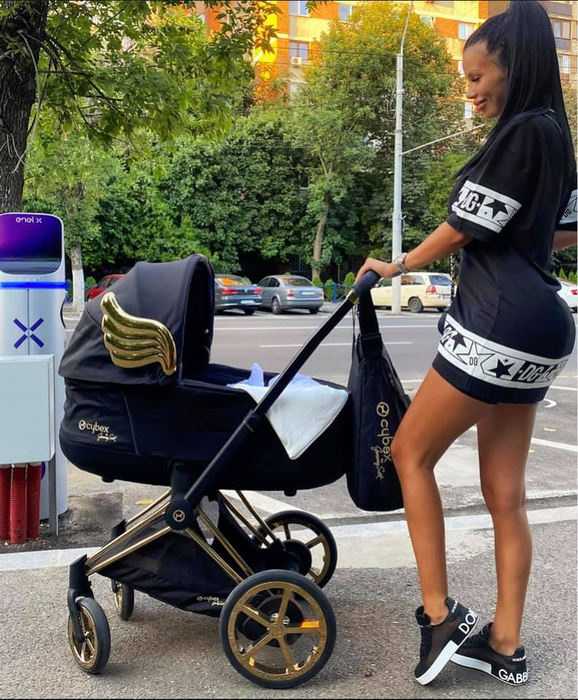 Andreea Duță, alături de fiul său, Edan
