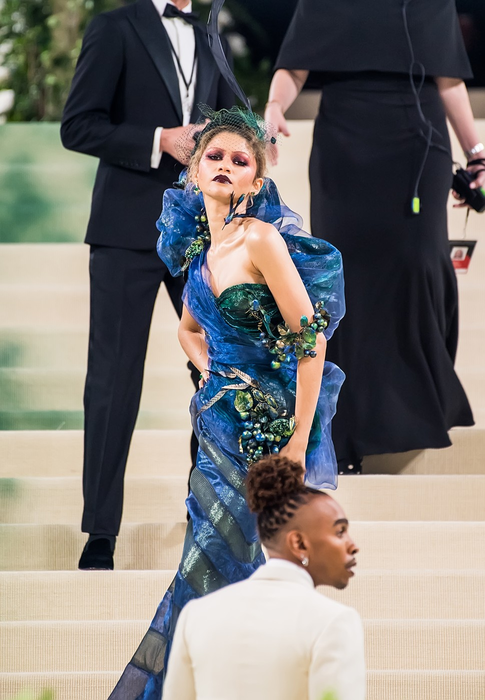 Celebrities arrive to 2024 Met Gala Celebrating "Sleeping Beauties: Reawakening Fashion" at The Metropolitan Museum of Art in New York City, USA.

Pictured: Zendaya,Image: 871070880, License: Rights-managed, Restrictions: -ALLCOUNTRY, Model Release: no, Pictured: Zendaya