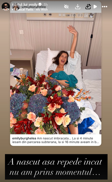Reacția lui Andrei/ Sursa foto: Instagram