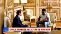 Eroul imigrant ilegal care a salvat un copil la Paris, urcând pe balcoane, a fost felicitat de președintele Macron! Ce veste a primit