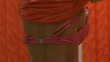 Andreea Tonciu cu sfarcurile intarite si sanii goi la CANCAN TV! Uite cum il asteapta acasa pe Nicolae Mitea!