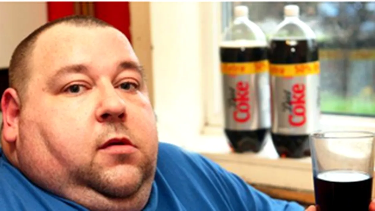 Dependenta periculoasa! El e barbatul care bea 6 litri de Cola pe zi!