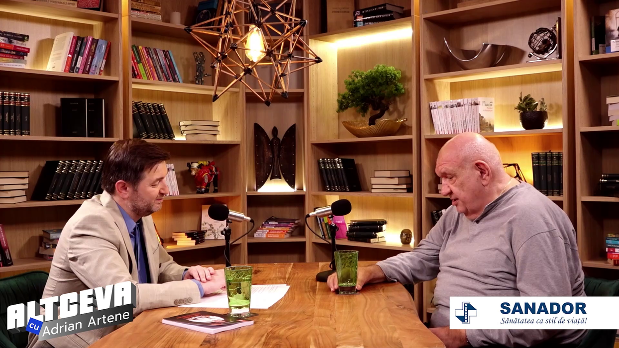 Podcastul poate fi urmărit integral pe canalul de YouTube ”ALTCEVA cu Adrian Artene” / (Sursa: Captură video)