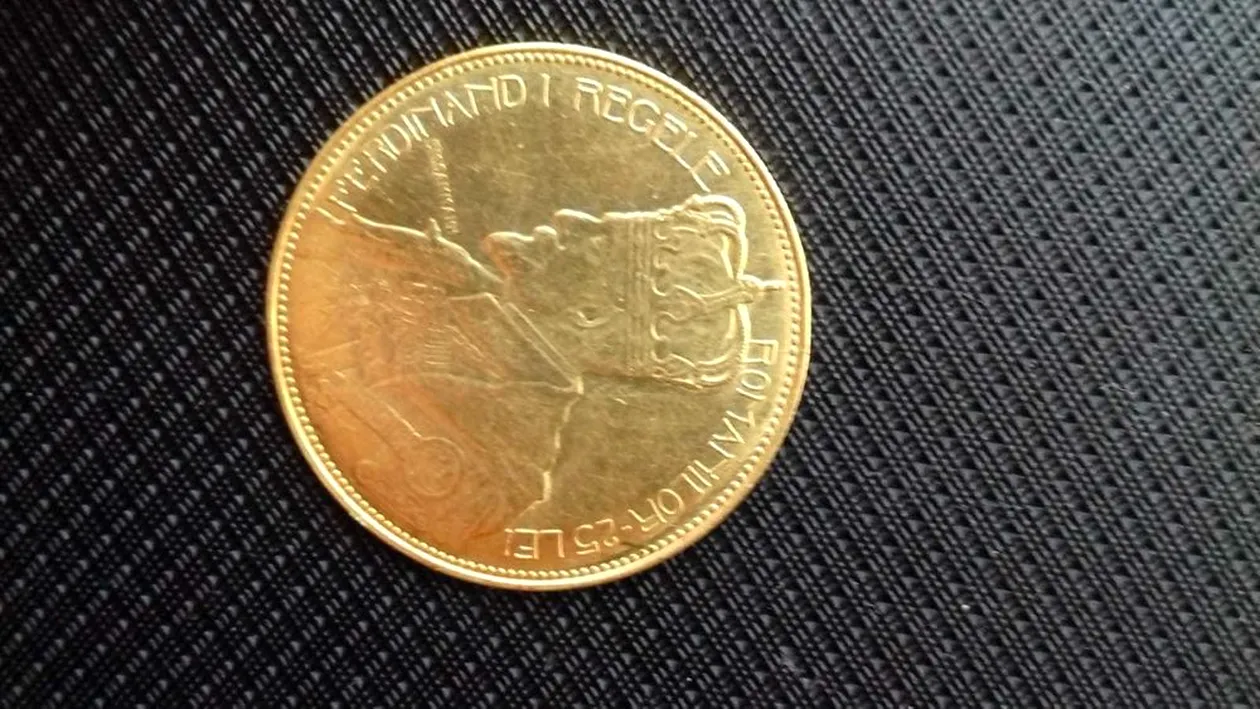 Ireal! Câți bani cere un român, în 2022, pe o monedă din aur cu Ferdinand I din anul 1922
