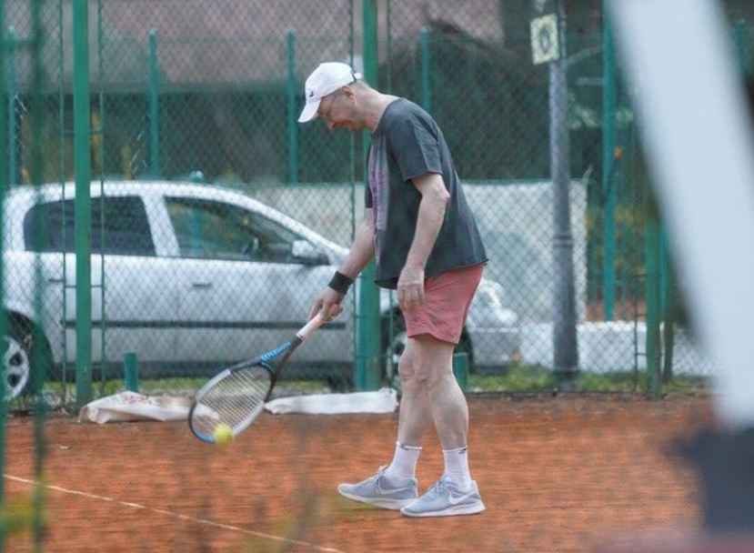 Horațiu Mălăele, alt om pe terenul de tenis