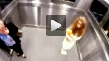 Farsă cumplită! Oamenii ăştia nu vor mai urca în viaţa lor într-un lift! VIDEO Nu au crezut ce văd în faţa ochilor