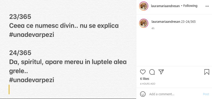 Laura Andreșan își dorește împăcarea cu Grasu XXL? Mesajul sfâșietor transmis public: “Îmi pare rău pentru neputință”