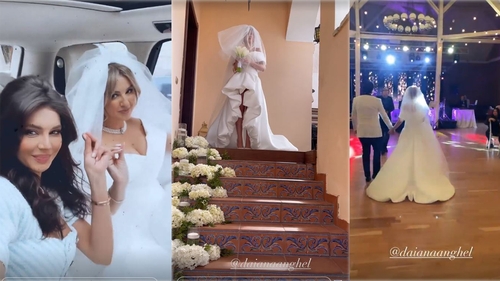Daiana Anghel s-a căsătorit religios cu Sorin Gonțea! Fosta prezentatoare a strălucit în rochia de mireasă care a avut o croială sexy și provocatoare | FOTO