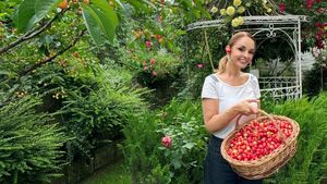 Cum arată grădina pe care Andreea Marin și-a construit-o cu mare grijă: ”M-a învățat răbdarea”