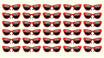 Test de inteligență | O singură pereche de ochelari de soare este diferită de celelalte 29. O puteți găsi?