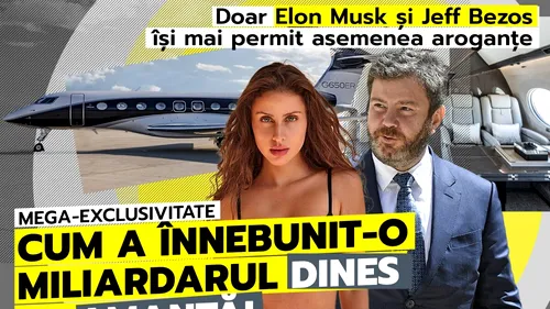 Cum a înnebunit-o miliardarul Dines pe amantă! A plimbat-o cu un Gulfstream de 70 milioane $! Doar Elon Musk și Jeff Bezos își mai permit asemenea aroganțe