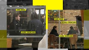 Aris Eram și Laura Giurcanu o "ard" turcește. Cumnățica a fost și ea prezentă: Duminica în familie la kebap!