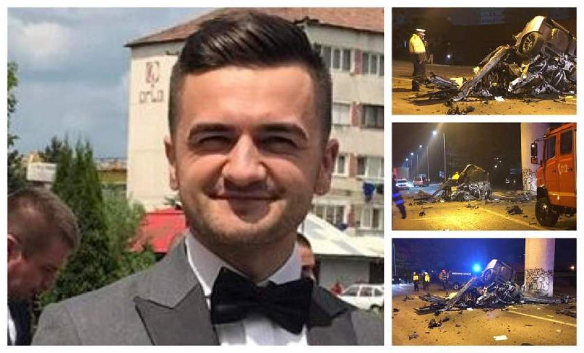 Jale și durere pe străzile din Bistrița. Andrei, tânărul care a murit zdrobit de un stâlp de beton, a fost condus de la morgă la capelă