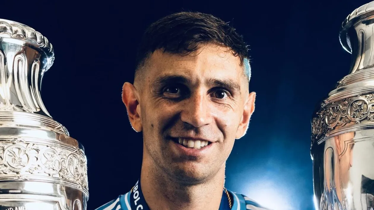 Iubirea care a început într-o stație de autobuz și a câștigat Cupa Mondială. Povestea lui Dibu Martínez și a Mandinhei