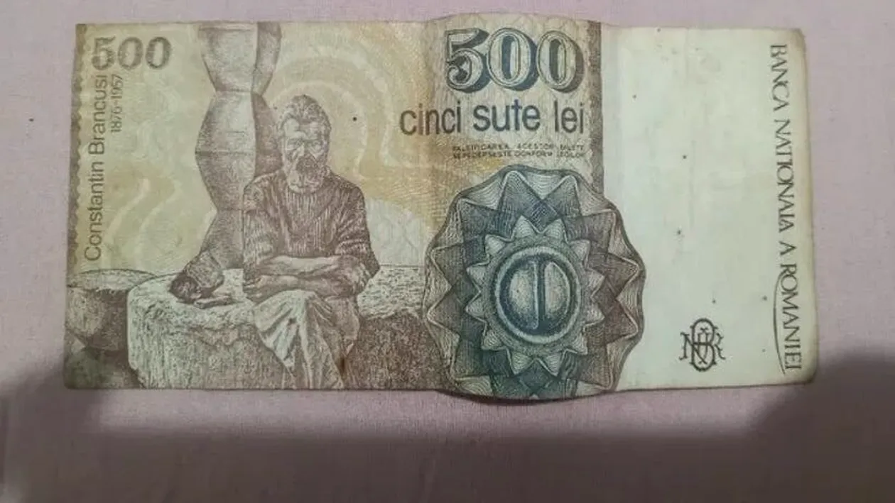 N-ai fi crezut! Cu cât a ajuns să se vândă o bancnotă de 500 de lei, veche de 33 de ani