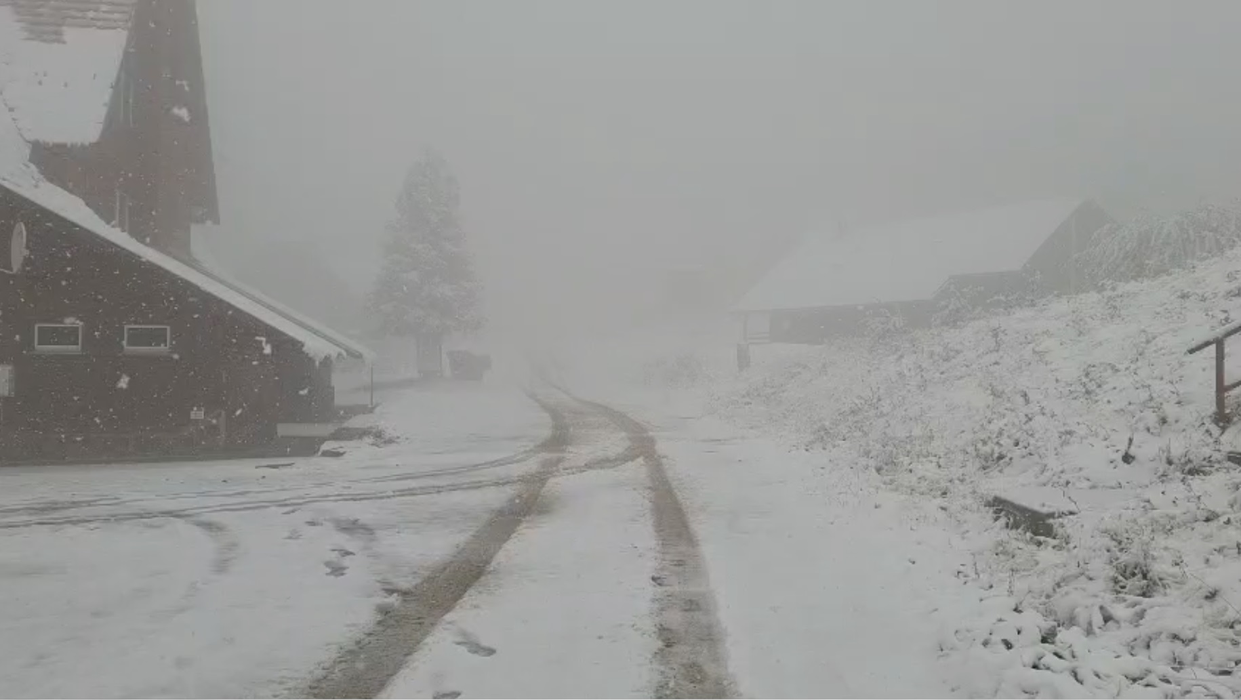 Harghita, Mădăraș. Sursă: Facebook Meteoplus