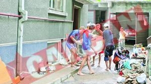 Casele bucurestenilor din cartierul Cotroceni, inundate din cauza unei avarii
