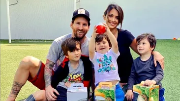 Imagini din locuința lui Lionel Messi. Starul de la Barcelona se distrează încontinuu cu băieții lui. VIDEO