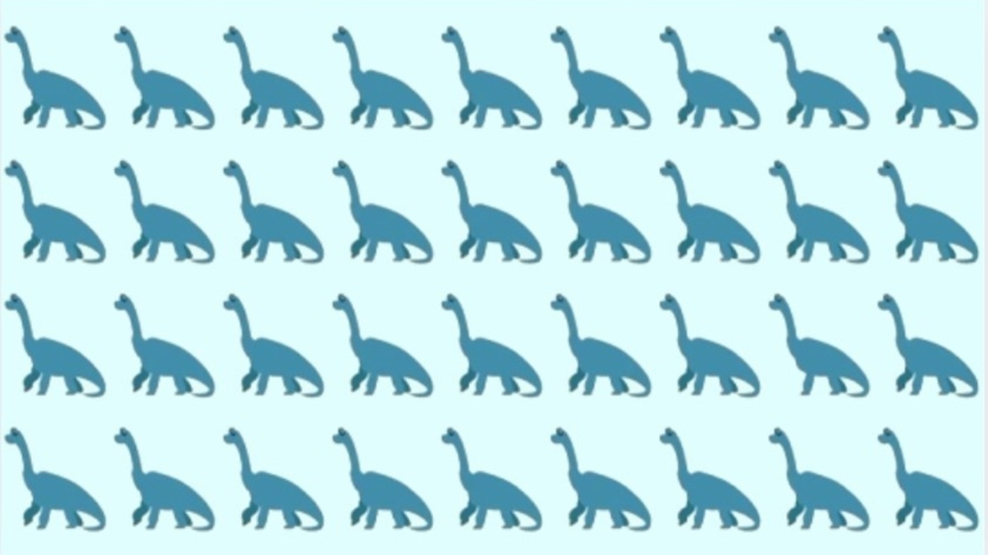 TEST IQ | Unul dintre acești 36 de dinozauri este diferit de ceilalți. Geniile îl găsesc în 4 secunde