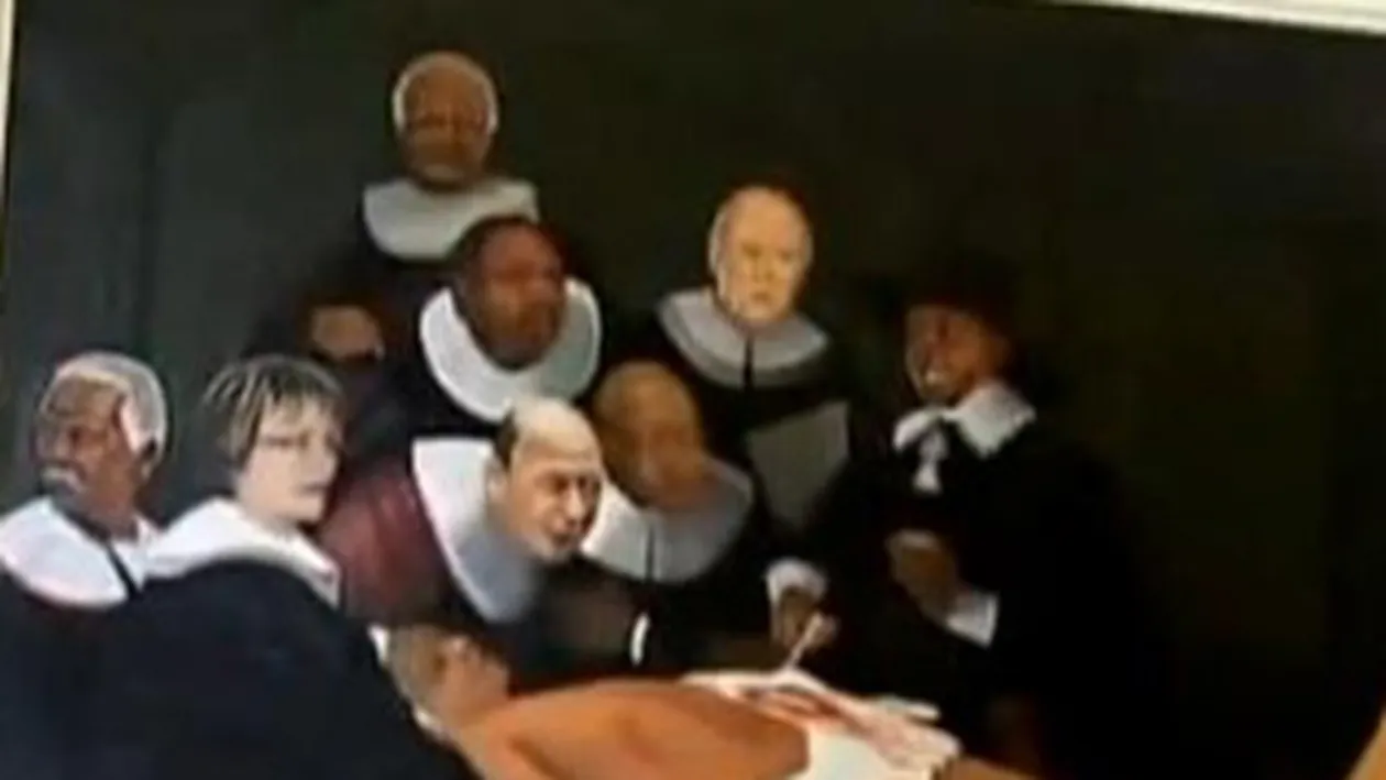 Un tablou cu Nelson Mandela pe masa de autopsie a starnit controverse in Africa de Sud