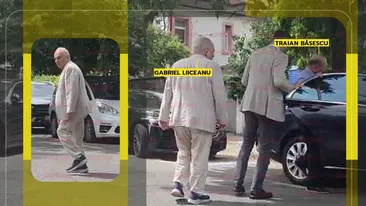 Gabriel Liiceanu i-a “întins” covorul roșu până la portiera Mercedesului. Imagini rare cu Traian Băsescu și celebrul filosof!