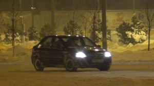 Drifting pe zapada! Cum s-au distrat cativa soferi noaptea, in Bucuresti!