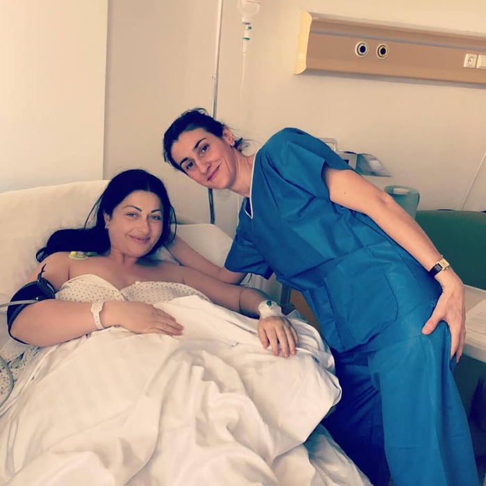 Gabriela Cristea și fiica ei, Iris, au fost externate. A spus ce dietă folosește ca să slăbească după cea de-a doua naștere