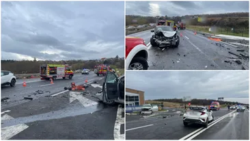 Tragedie în Cluj! Un mort și trei răniți, după ce o mașină a derapat pe contrasens