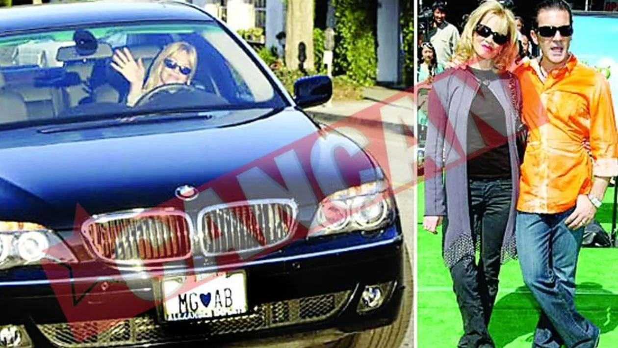 Melanie Griffith si-a inmatriculat sotul