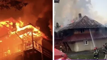 Tragedie la o mănăstire din România! Un bărbat a fost găsit carbonizat după un incendiu devastator