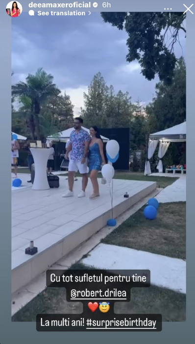 Puține femei fac asta pentru iubiții lor! Deea Maxer l-a dat pe spate pe Robert cu gestul de ziua lui