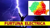 ANM a modificat prognoza. Vine furtuna electrică în toată România, începând cu 8 iunie 2022