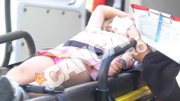 Fetita muscata de fata de cainele familiei! A fost operata de urgenta