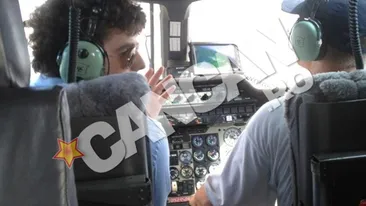 Ce scuter sau bicicleta? Victoras Micula se duce la scoala cu un elicopter de doua milioane de euro