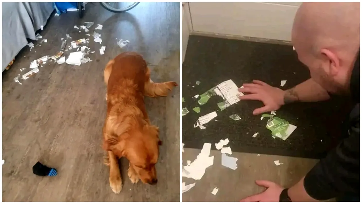 Pare banc, dar este real! Cum s-a „răzbunat” un stăpân pe câinele lui, după ce i-a „mâncat” biletele pentru meciul de fotbal