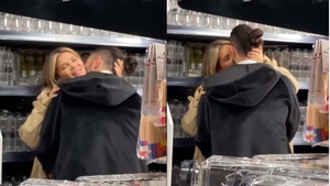 Smiley și Gina Pistol, sărutări pătimașe într-un supermarket