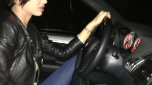 Madalina Pamfile risca puscaria! Desi a negat, s-a urcat la volan fara permis si si-a facut masina praf