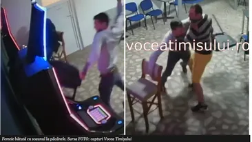 O femeie din Anina a fost lovită cu un scaun pentru că a venit să își ia soțul de la păcănele