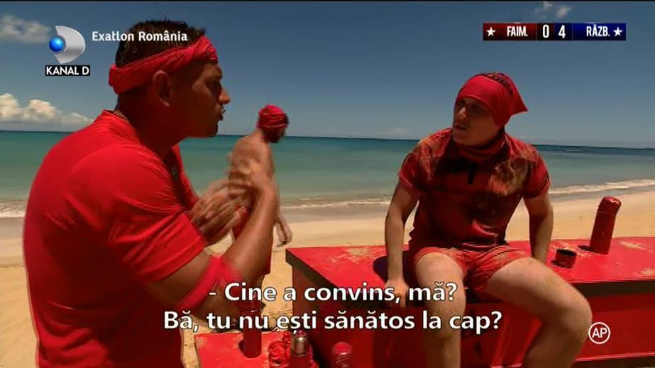 Exatlon, 1 septembrie. What’s Up, scandal cu Adrian Blidaru și Mirel Drăgan:„Duceți-vă în **** mea! Să moară familia mea! Ce nesimțiți!”