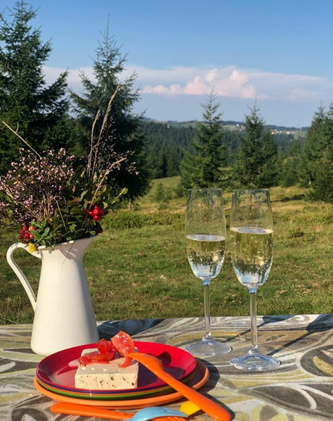 Laura Cosoi, vacanţă cu rulota în Munţii Apuseni