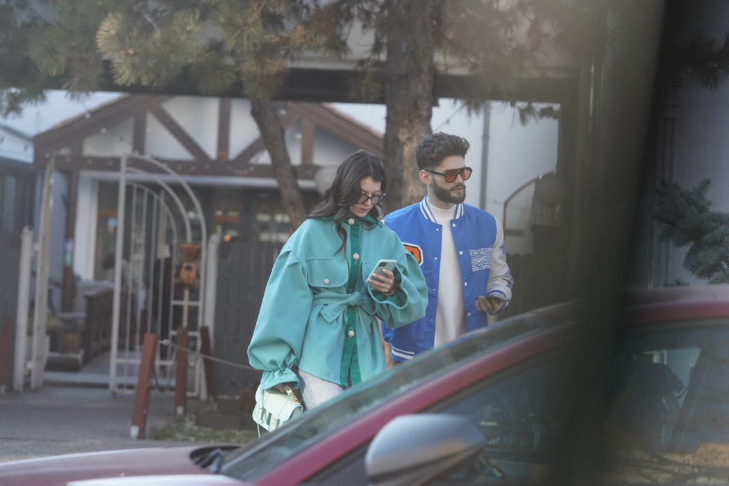Edward Sanda și Cleopatra Stratan au luat masa la restaurant