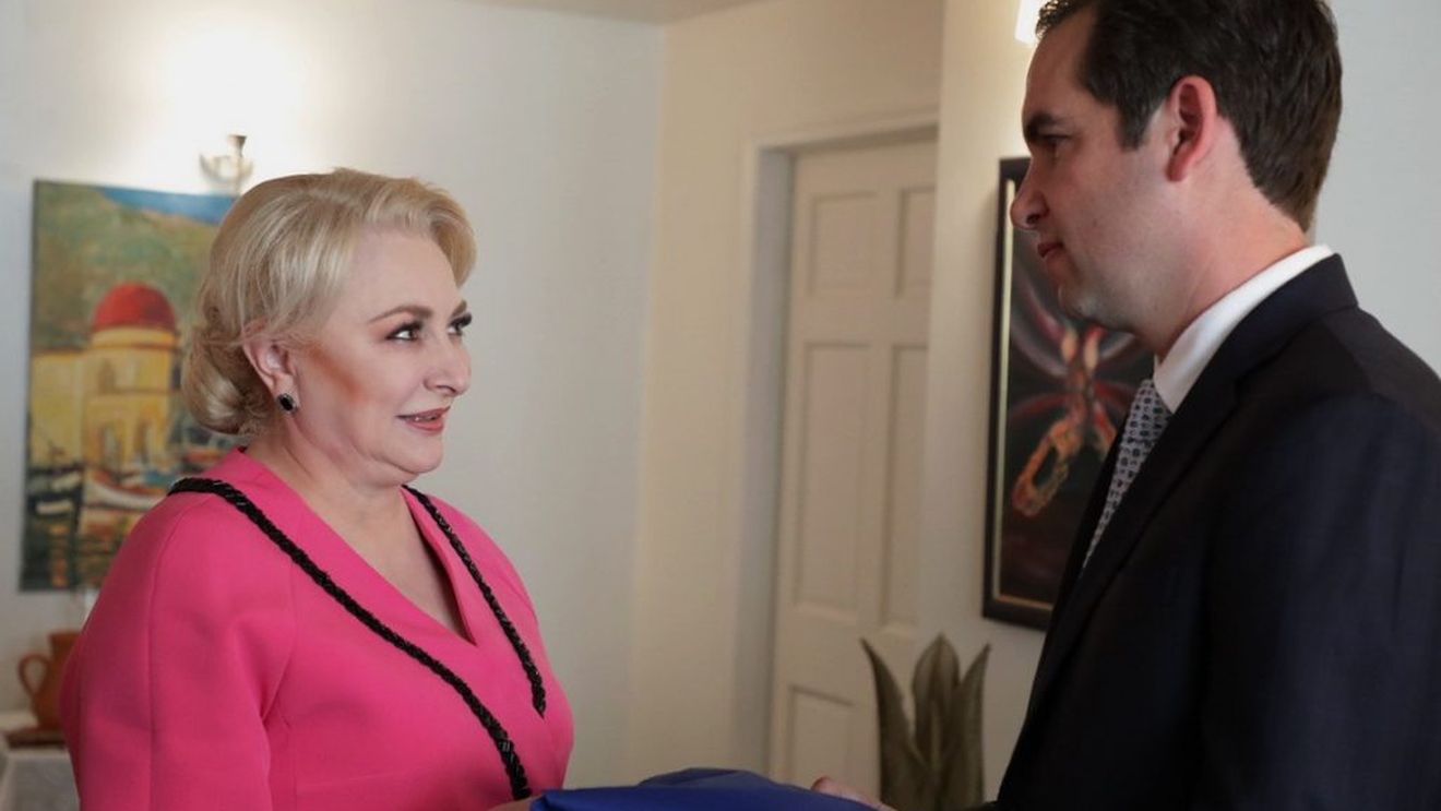 Viorica Dăncilă, întrevedere cu Steven Fulop, primarul orașului Jersey City. Ce s-a discutat