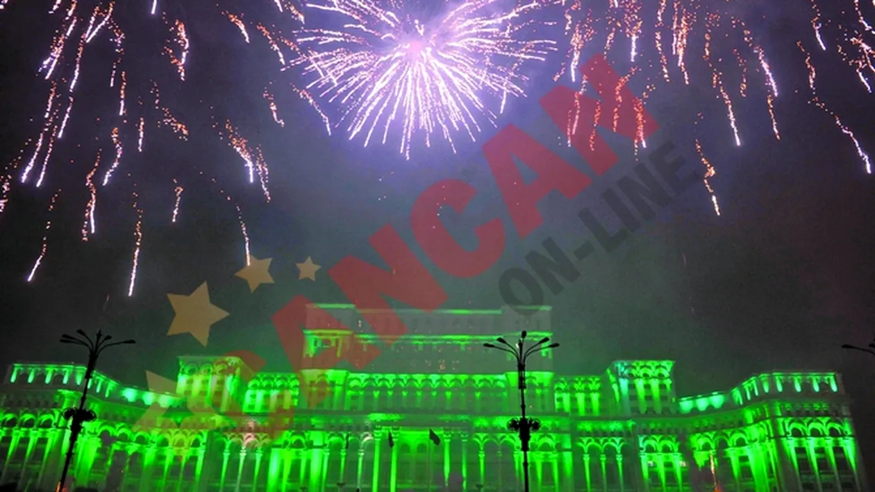 Artificii, joc de lasere si concerte in Piata Constitutiei
