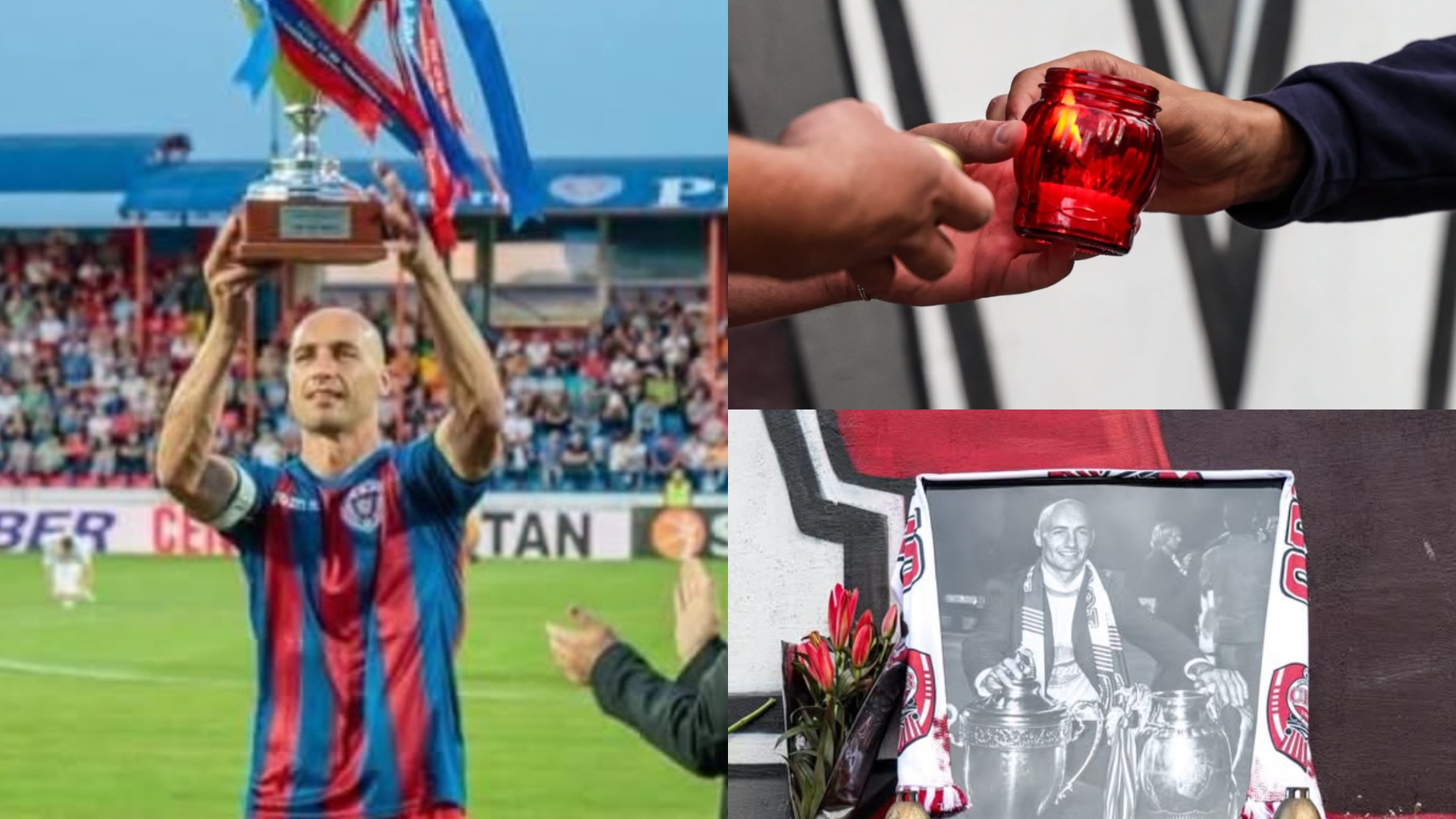 Suporterii CFR Cluj, omagiu la priveghiul lui Gabi Mureșan. Și-au luat rămas-bun într-un mod aparte
