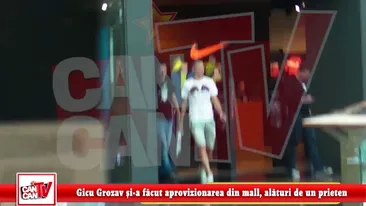 Gicu Grozav nu a luat si haine de la turci. Si-a facut aprovizionarea din mall, alaturi de un prieten