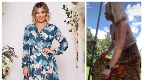 VIDEO / Să vezi și să nu crezi! Cum se răcorește Gina Pistol, la filmările Asia Express. Blondina își face vânt la...