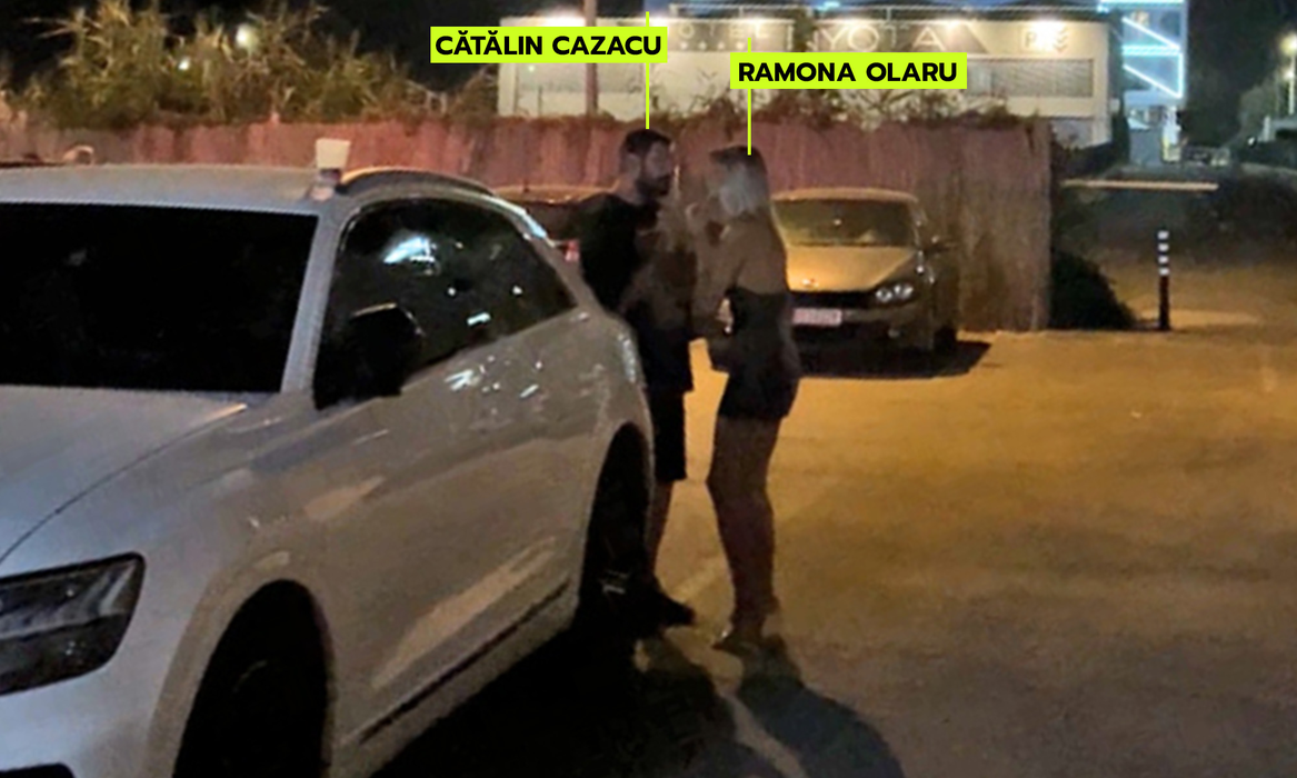 Cătălin Cazacu și Ramona Olaru s-au lămurit în parcare (Foto: CANCAN.RO)